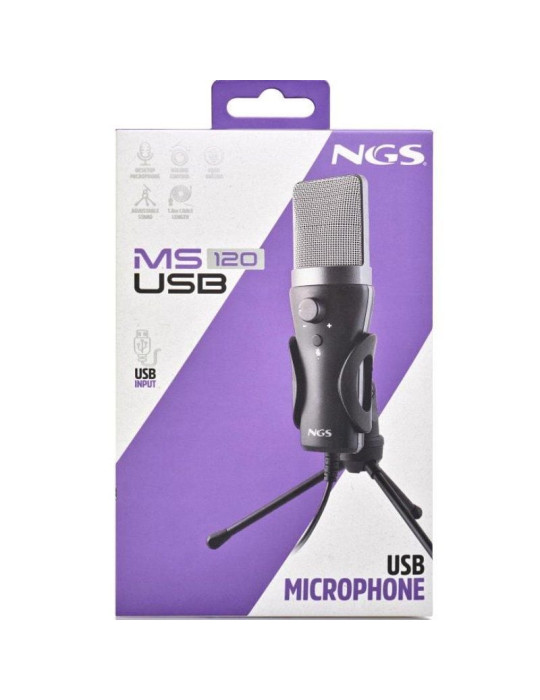 Micrófono NGS MS120USB/ USB 2.0