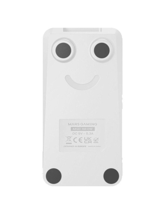 Control Deck Mars Gaming MSD-NEO/ 15 Teclas LCD/ 1 Rueda/ 2 Botones/ Blanco