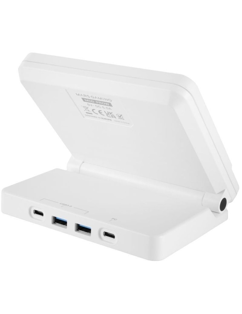 Stream Deck Mars Gaming MSD-PRO/ 10 Teclas LCD + 4 Diales Personalizables/ Blanco