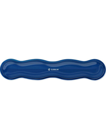 Reposamuñecas Subblim Ergo Cristal Flex/ Azul Oscuro
