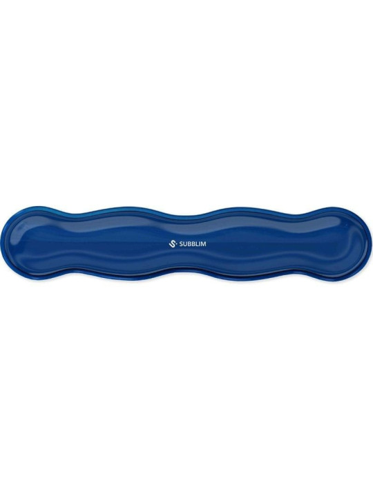 Reposamuñecas Subblim Ergo Cristal Flex/ Azul Oscuro