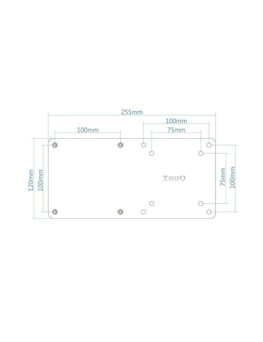 Soporte para miniPC VESA 100x100 TooQ TCCH0007-B/ hasta 3kg