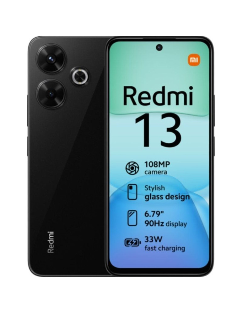 Smartphone Xiaomi Redmi 13 8GB/ 256GB/ 6.79"/ Negro Medianoche
