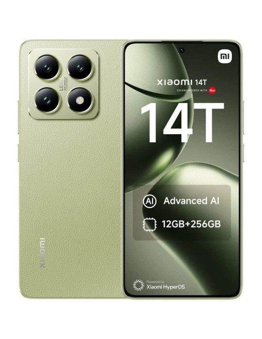 Smartphone Xiaomi 14T 12GB/ 256GB/ 6.67"/ 5G/ Verde