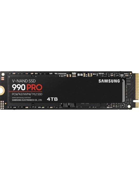 Disco SSD Samsung 990 PRO 4TB/ M.2 2280 PCIe Gen4/ Compatible con PS5 y PC/ Full Capacity