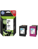 Cartucho de Tinta Original HP n 301 Multipack/ Negro/ Tricolor