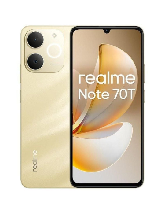 Smartphone Realme Note 70T 4GB/ 128GB/ 6.74"/ Dorado Playa