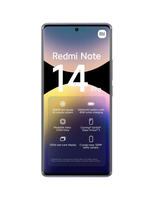 Smartphone Xiaomi Redmi Note 14 Pro 12GB/ 512GB/ 6.67"/ Purpura