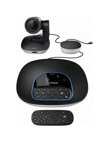 Sistema de  Videoconferencia Logitech Group/ Enfoque Automático/ Full HD