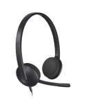 Auriculares Logitech H340/ con Micrófono/ USB/ Negros
