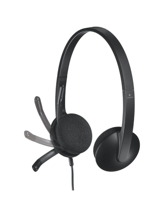 Auriculares Logitech H340/ con Micrófono/ USB/ Negros
