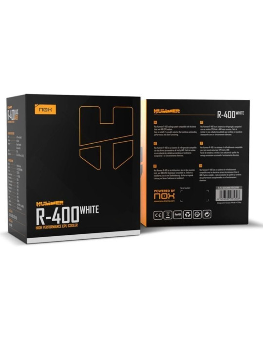 Ventilador con Disipador Nox Hummer R-400/ 12cm