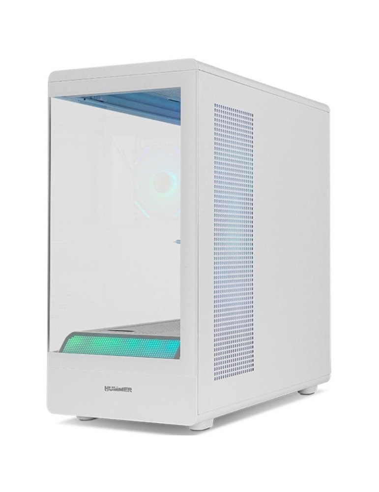 Caja Gaming Semitorre Nox Hummer SIGNAL/ Blanca