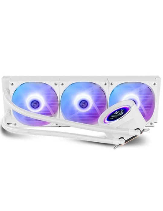 Sistema de Refrigeración Líquida Nox X-360 LCD/ Blanco