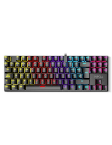 Teclado Gaming Mecánico Krom Kasic TKL/ Negro
