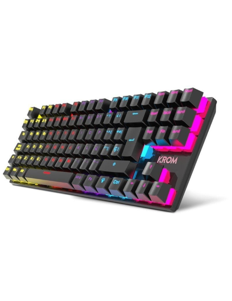 Teclado Gaming Mecánico Krom Kasic TKL/ Negro
