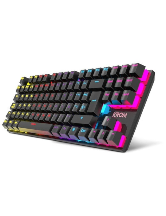 Teclado Gaming Mecánico Krom Kasic TKL/ Negro