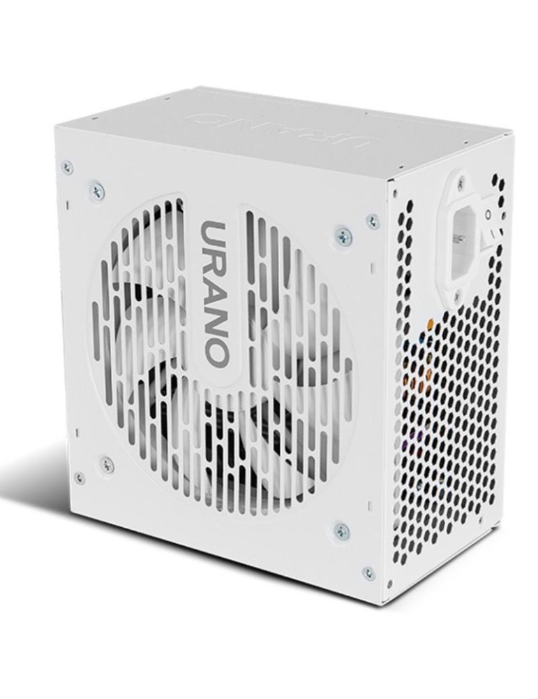 Fuente de Alimentación Nox Hummer Urano Pro White/ 550W/ Ventilador 12cm/ 80 Plus Bronze