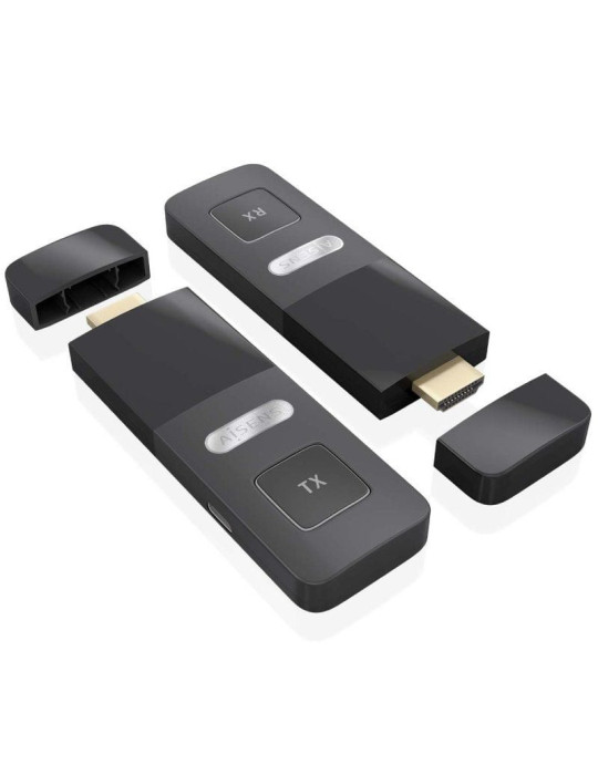 Adaptador/Transmisor de vídeo inalámbrico HDMI Aisens ASWL-H2K30M001-BK