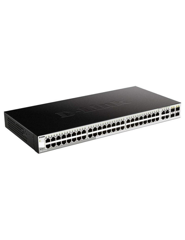 Switch D-Link DGS-1210-52 Smart+ 52 Puertos/ RJ-45 10/100/1000/ SFP