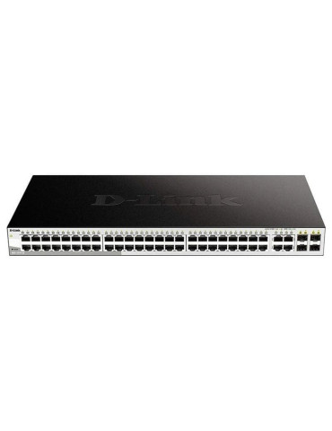 Switch D-Link DGS-1210-52 Smart+ 52 Puertos/ RJ-45 10/100/1000/ SFP 2