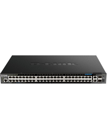 Switch Gestionable D-Link DGS-1520-52MP/E 52 Puertos/ RJ-45 2.5Gbps/ SFP/ PoE
