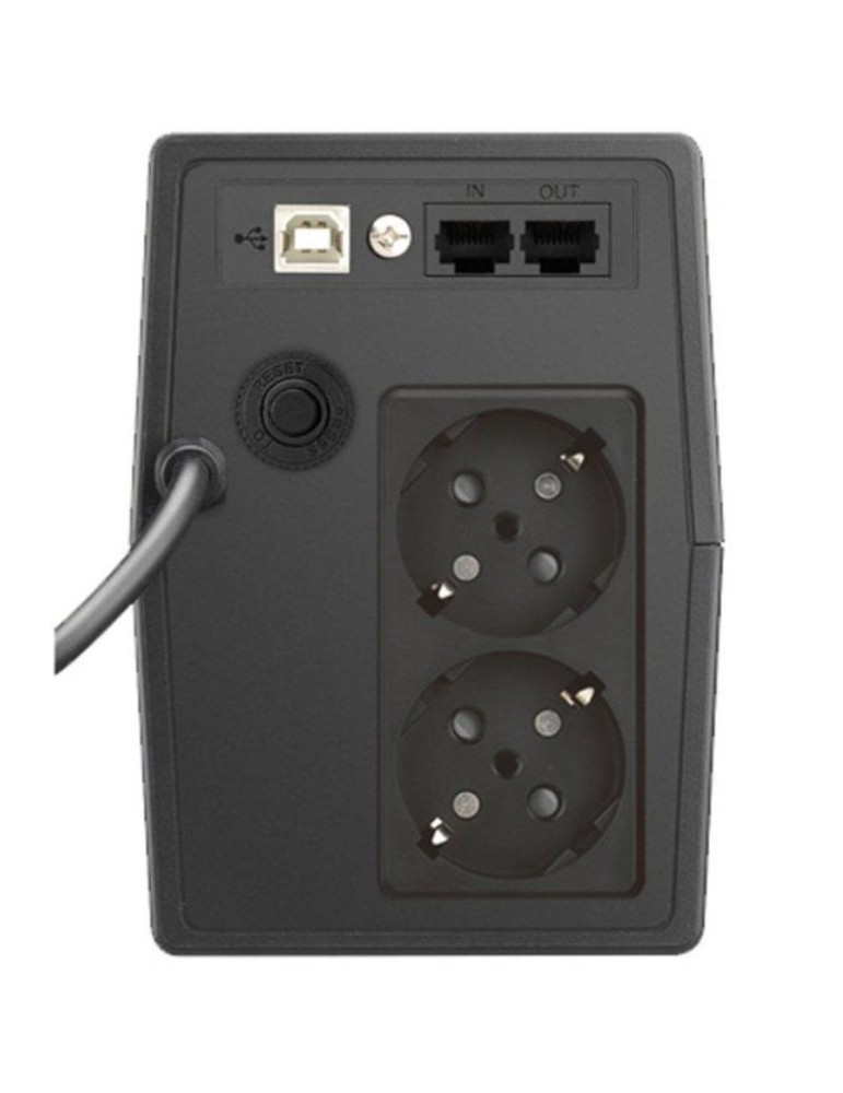 SAI Línea Interactiva Phasak 600 VA LCD/ 600VA/ 2 Salidas/ Formato Torre