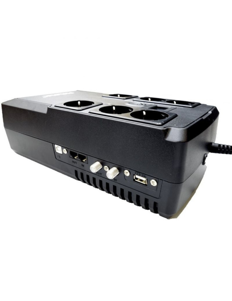 SAI Línea Interactiva Phasak Kryptos 800 VA/ 480W/ 6 Salidas/ Formato Bloque