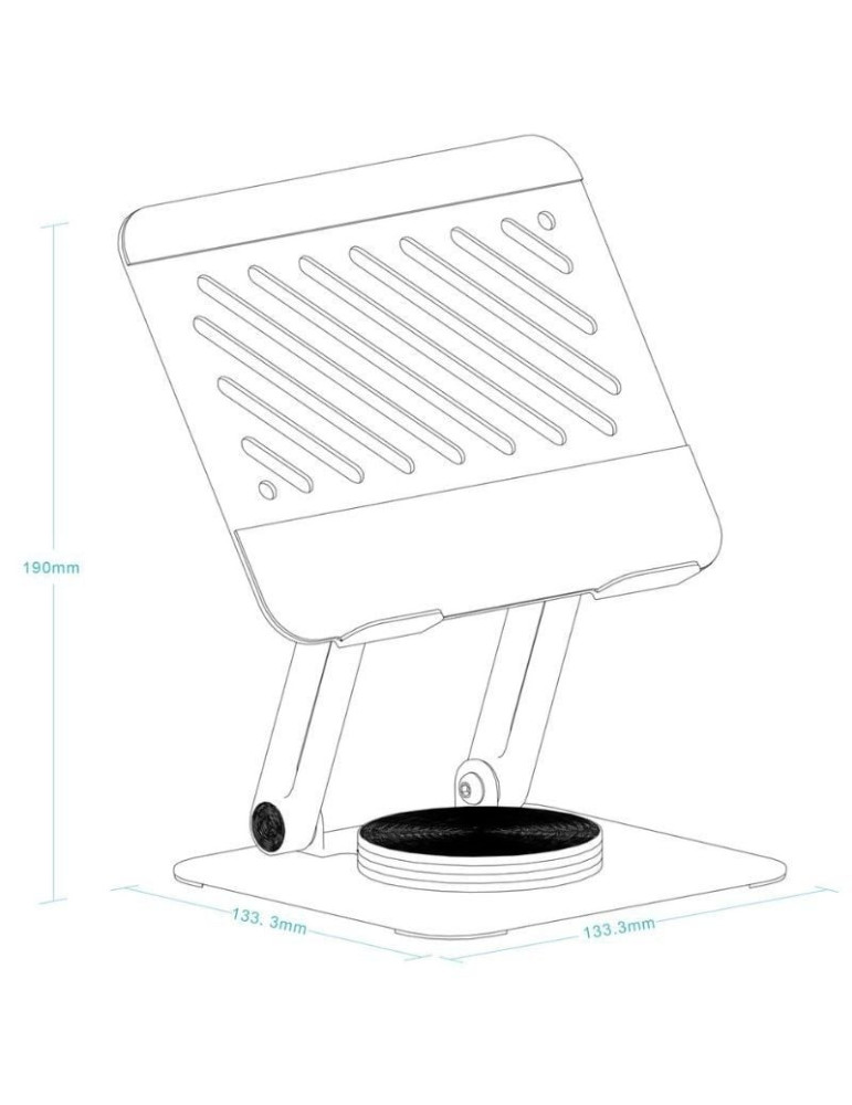 Soporte para Tablet TooQ PH-NARVI-G/ Gris