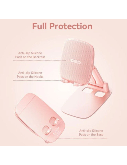 Soporte para Smartphone/Tablet Vention KSGP0/ Rosa