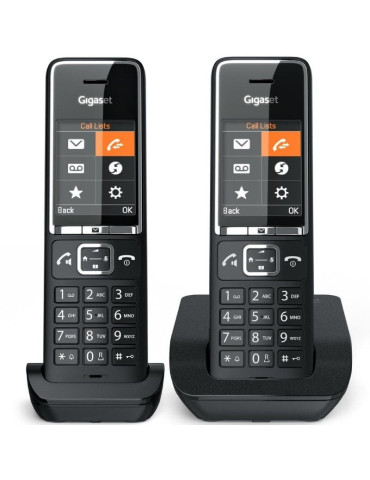 Teléfono Inalámbrico Gigaset Comfort 550/ Pack DUO/ Negro 2