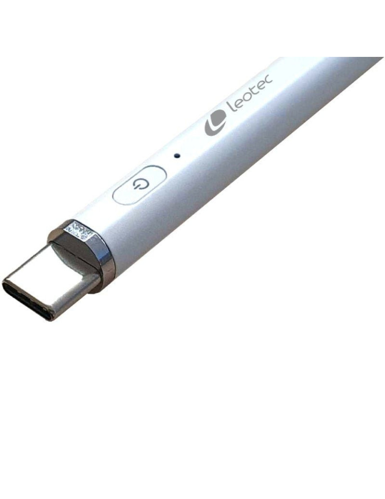 Lápiz Electrónico Leotec LESTP04W Stylus ePen Plus para Android, Apple y Windows/ Blanco