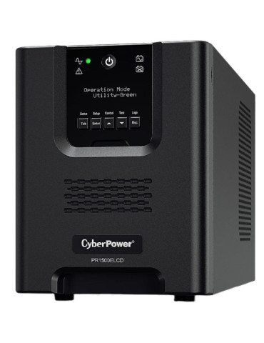 SAI Línea Interactiva Cyberpower PR1500ELCD/ 1500VA-1350W/ 8 Salidas/ Formato Torre