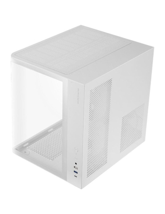 Caja Gaming Semitorre Mars Gaming MC-CURV/ Blanca