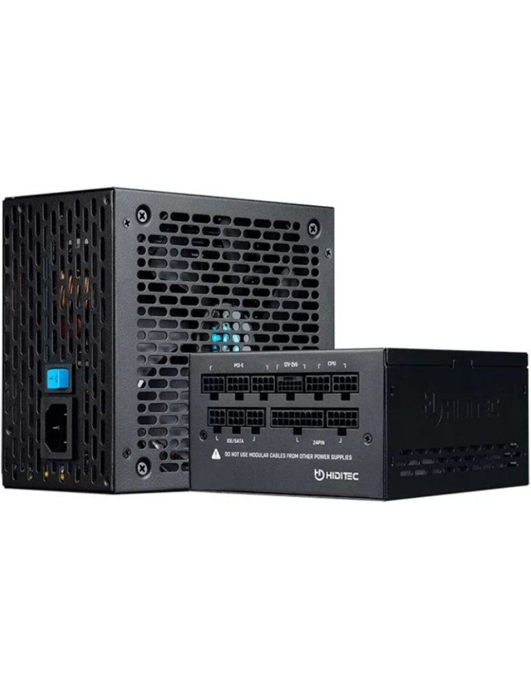Fuente de Alimentación Hiditec GDX1050 V3/ 1050W/ Ventilador 14cm/ ATX 3.1/ PCIe 5.1/ 80 Plus Gold
