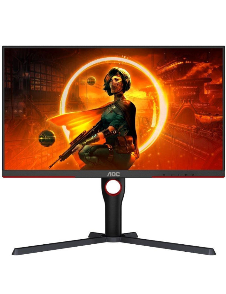 Monitor Gaming AOC Q27G3XMN/BK 27"/ QHD/ 1ms/ 180Hz/ VA/ Regulable en altura/ Negro