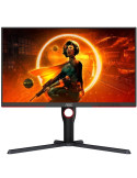 Monitor Gaming AOC Q27G3XMN/BK 27"/ QHD/ 1ms/ 180Hz/ VA/ Regulable en altura/ Negro