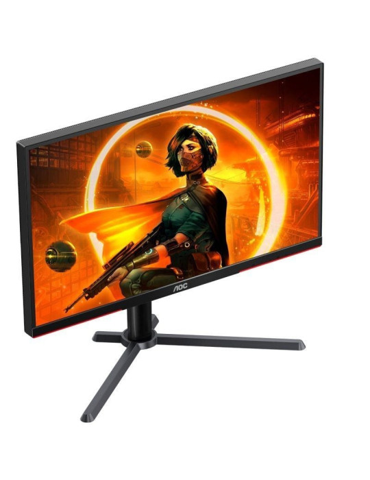 Monitor Gaming AOC Q27G3XMN/BK 27"/ QHD/ 1ms/ 180Hz/ VA/ Regulable en altura/ Negro