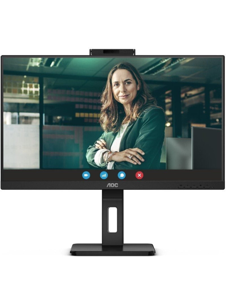 Monitor Profesional AOC Q27P3QW 27"/ QHD/ Webcam/ Multimedia/ Regulable en altura/ Negro
