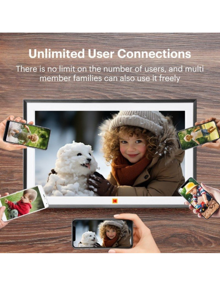 Marco Digital Kodak RCF-1561W/ Pantalla 15.6"/ Negro