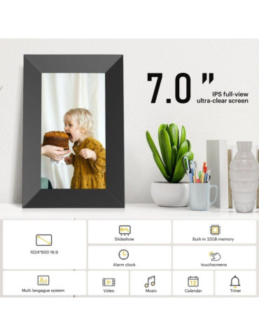 Marco Digital Kodak RCF-702W/ Pantalla 7"/ Negro 2