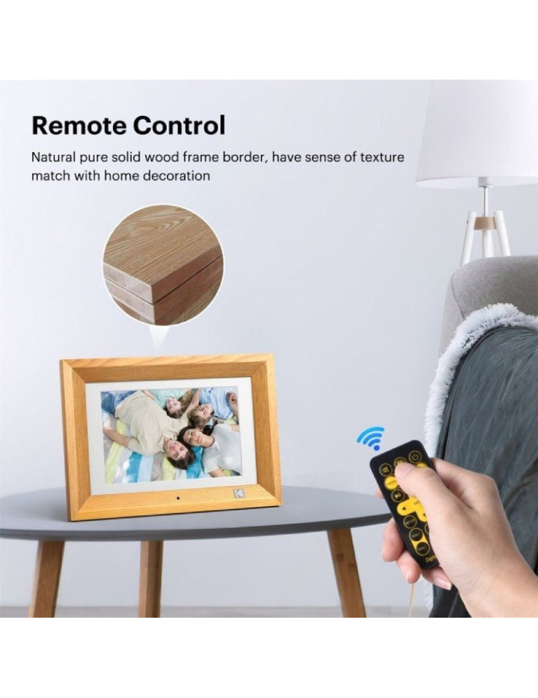 Marco Digital Kodak RDPF-1020W/ Pantalla 10"/ Marrón