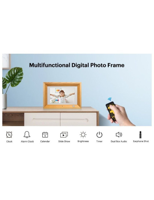 Marco Digital Kodak RDPF-1020W/ Pantalla 10"/ Marrón