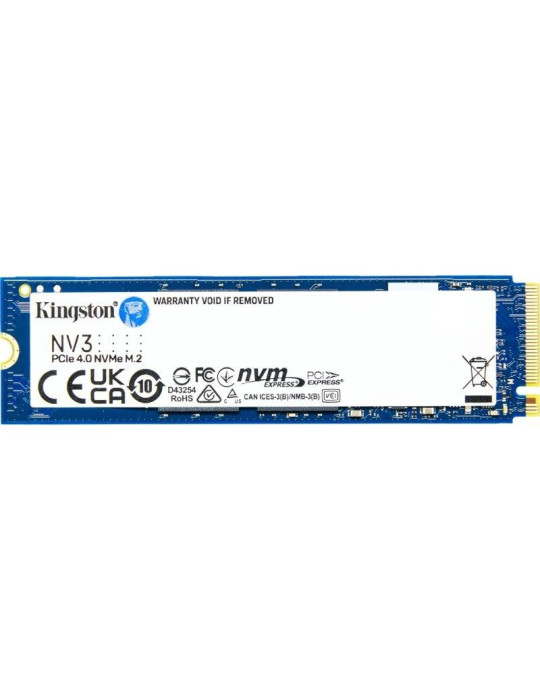 Disco SSD Kingston NV3 2TB/ M.2 2280 PCIe Gen4/ Full Capacity
