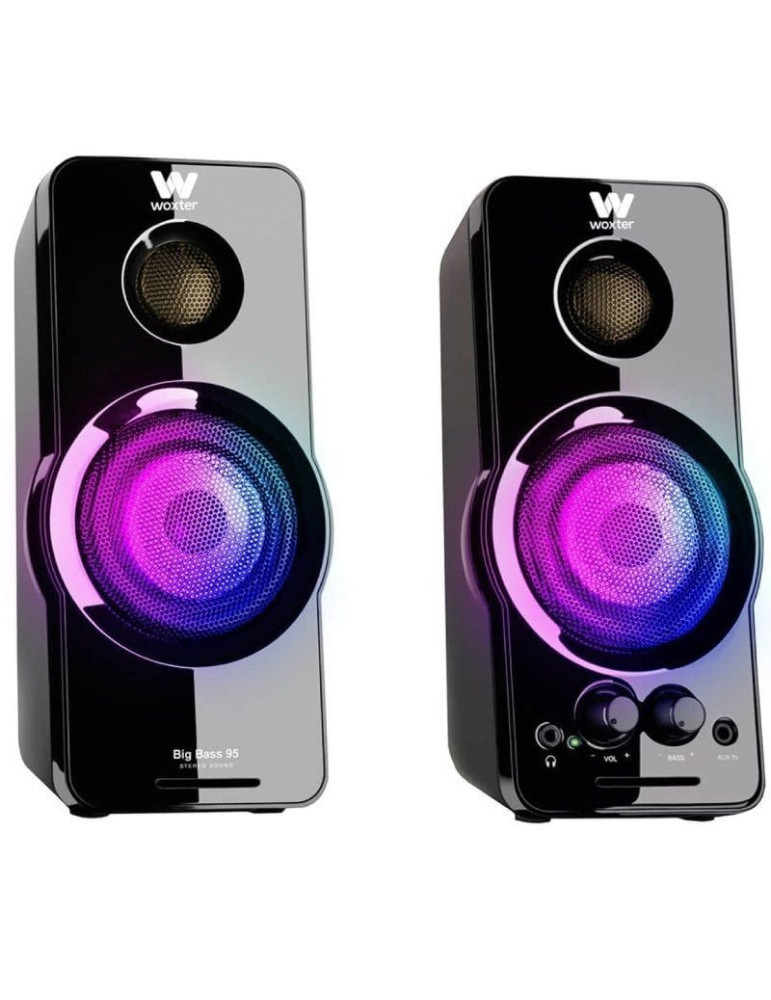 Altavoces Woxter Big Bass 95 RGB/ 20W/ 2.0