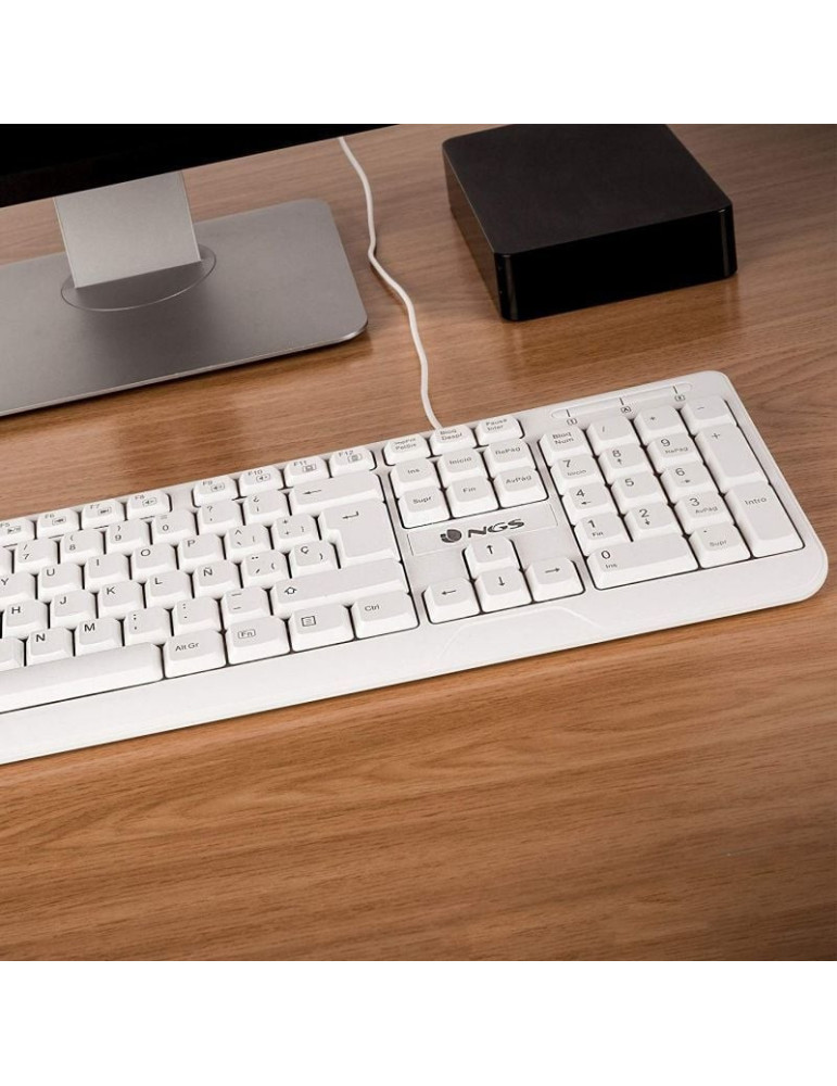 Teclado NGS Spike/ Blanco