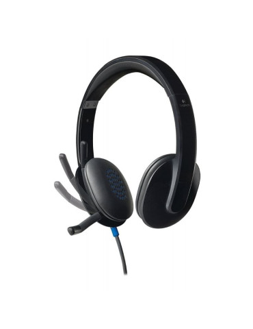 Auriculares Logitech H540/ con Micrófono/ USB/ Negros 2