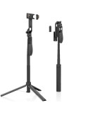 Palo para Selfie + Trípode Aisens SS01ST-299/ Negro