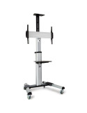 Soporte de Suelo Inclinable/ Orientable con Ruedas Fonestar STS-4064P para TV de 37-70"/ hasta 50kg