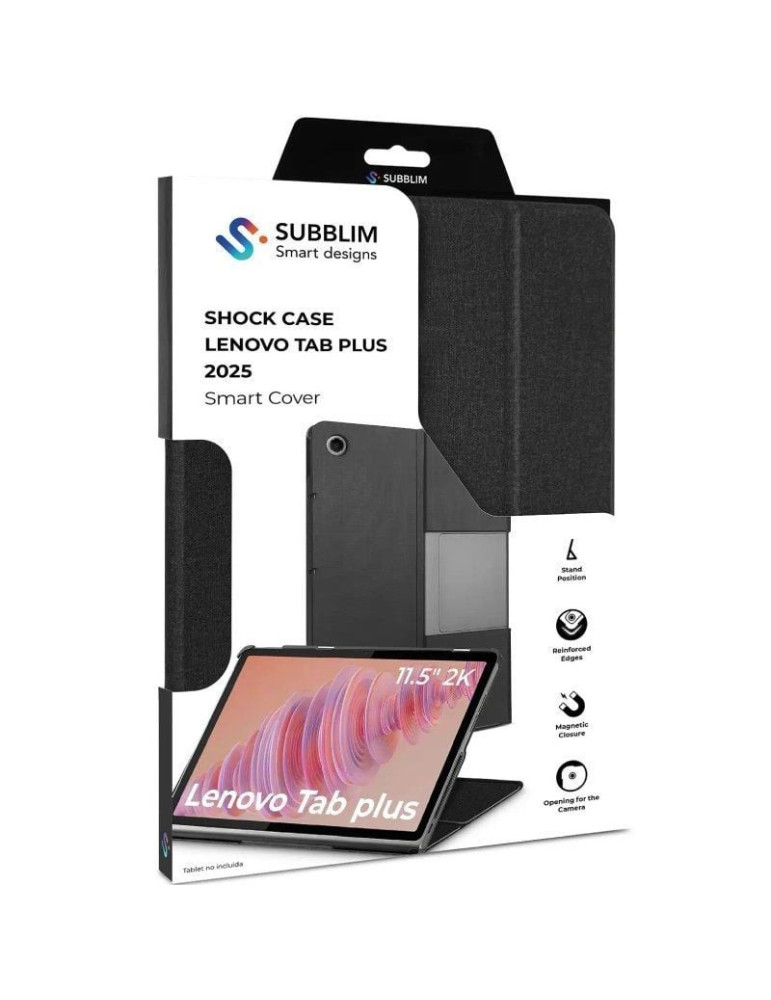 Funda Subblim Shock Case Lenovo Tab Plus 2025 11,5"/ Negra